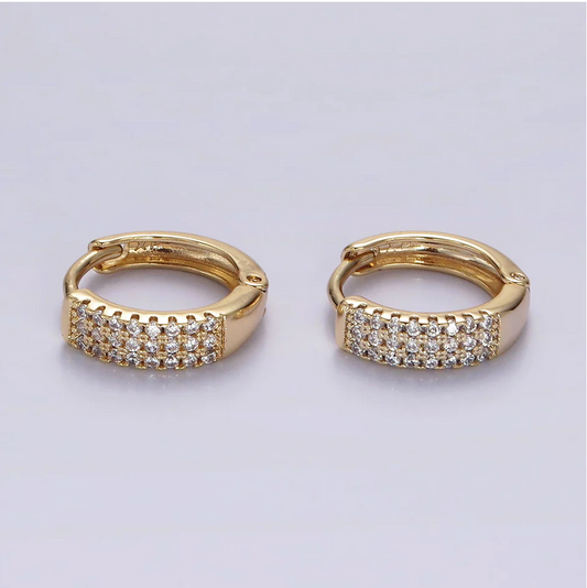 14K Gold Filled Huggie Earrings